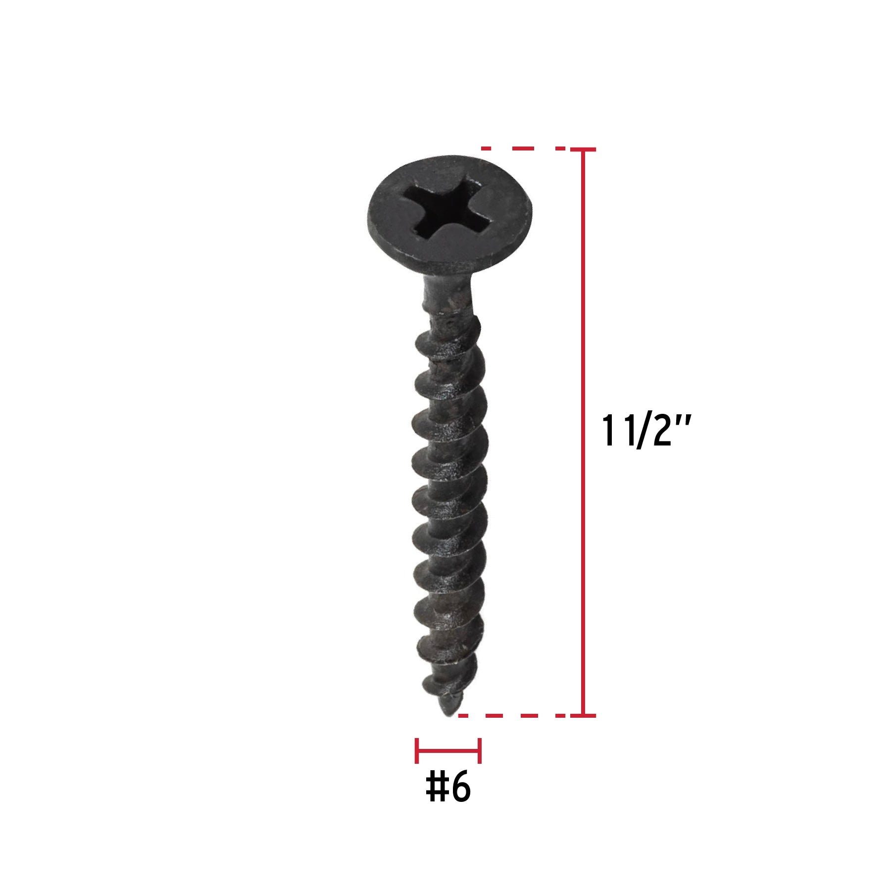 Pijas multiusos 6 x 1-1/2", caja con 100 piezas