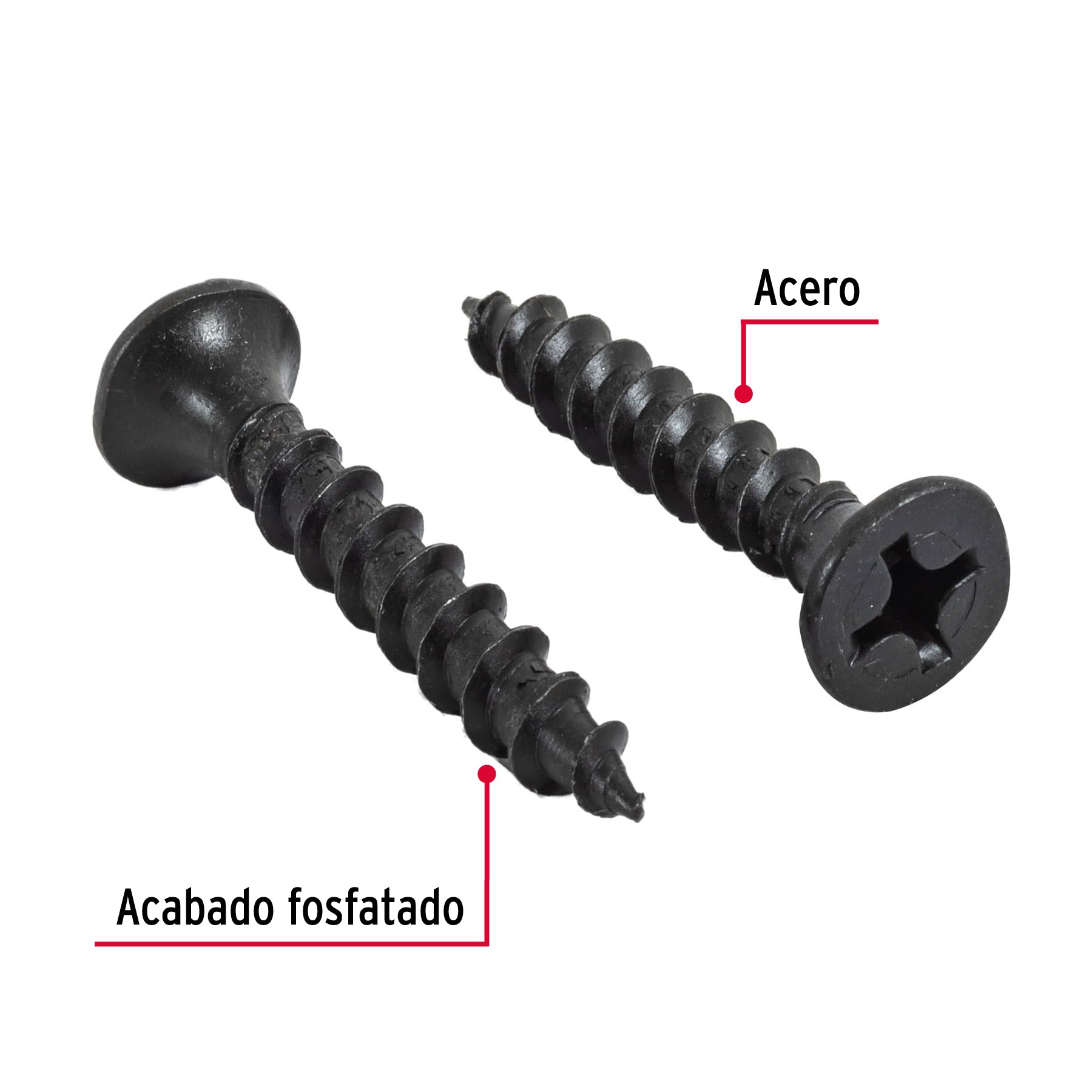 Pijas multiusos 6 x 1-3/4", caja con 100 piezas