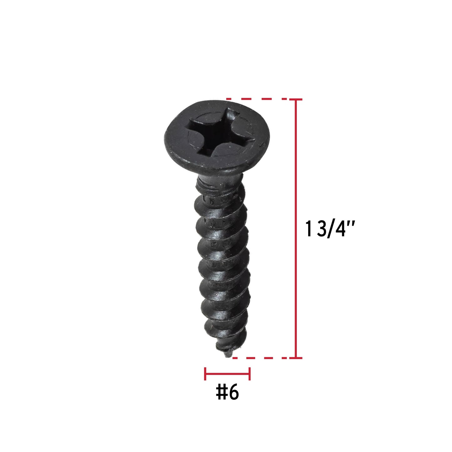 Pijas multiusos 6 x 1-3/4", caja con 100 piezas