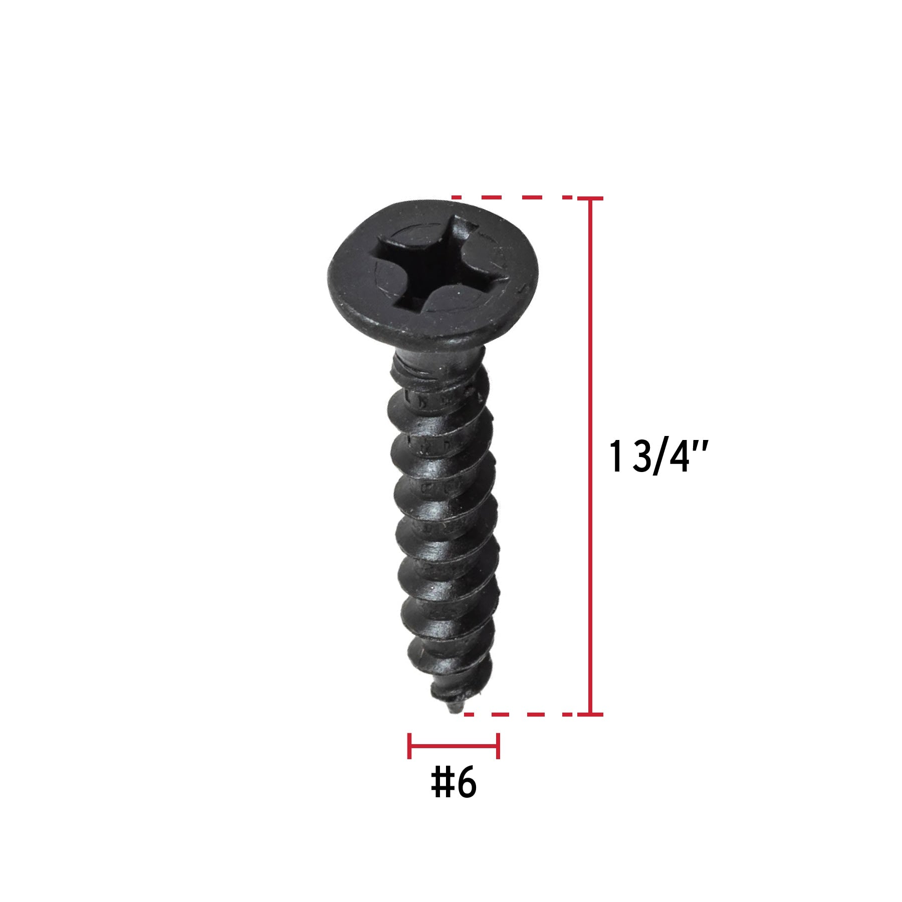 Pijas multiusos 6 x 1-3/4", caja con 100 piezas