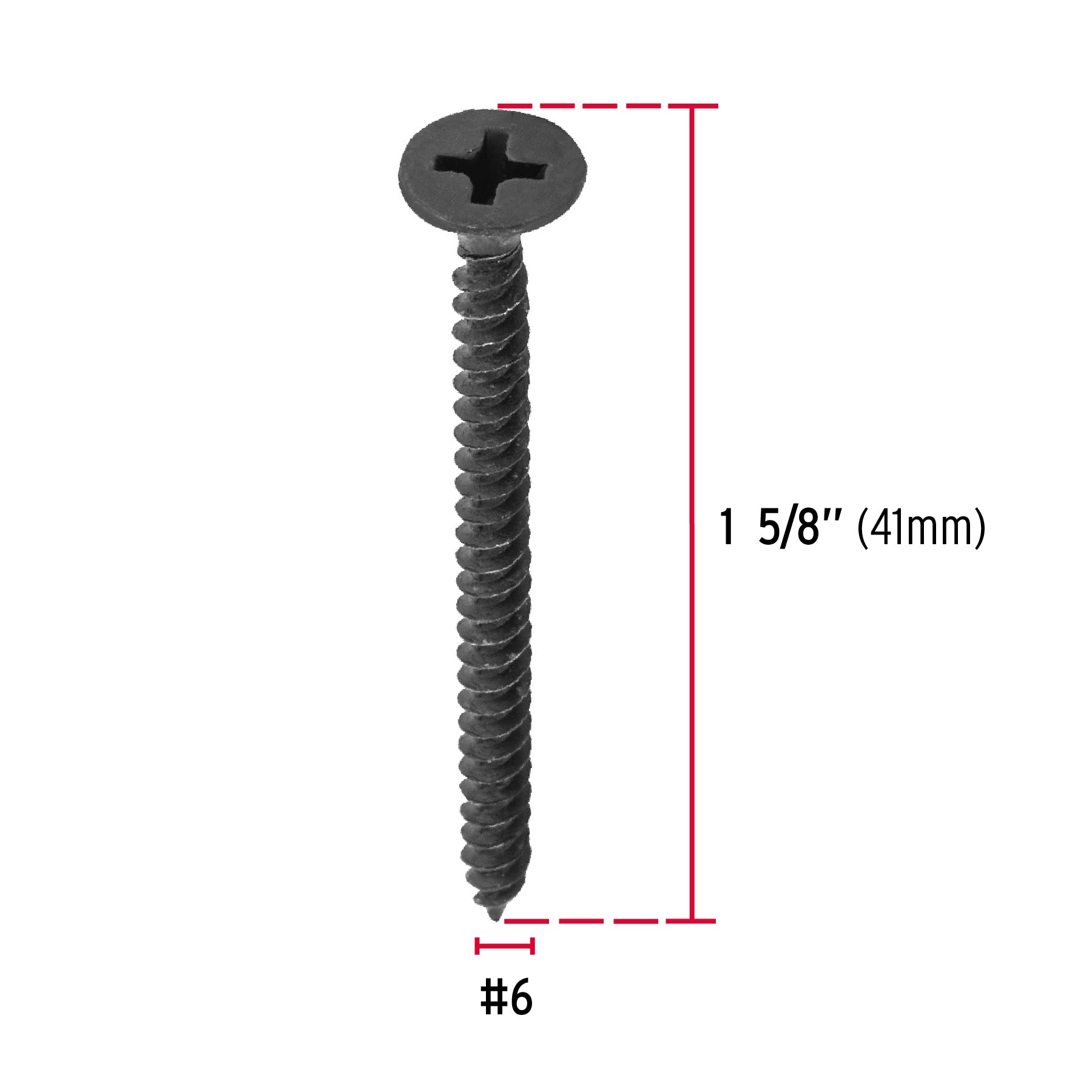 Pija multiusos 6 x 1-5/8", cuerda cerrada, caja con 100 piezas