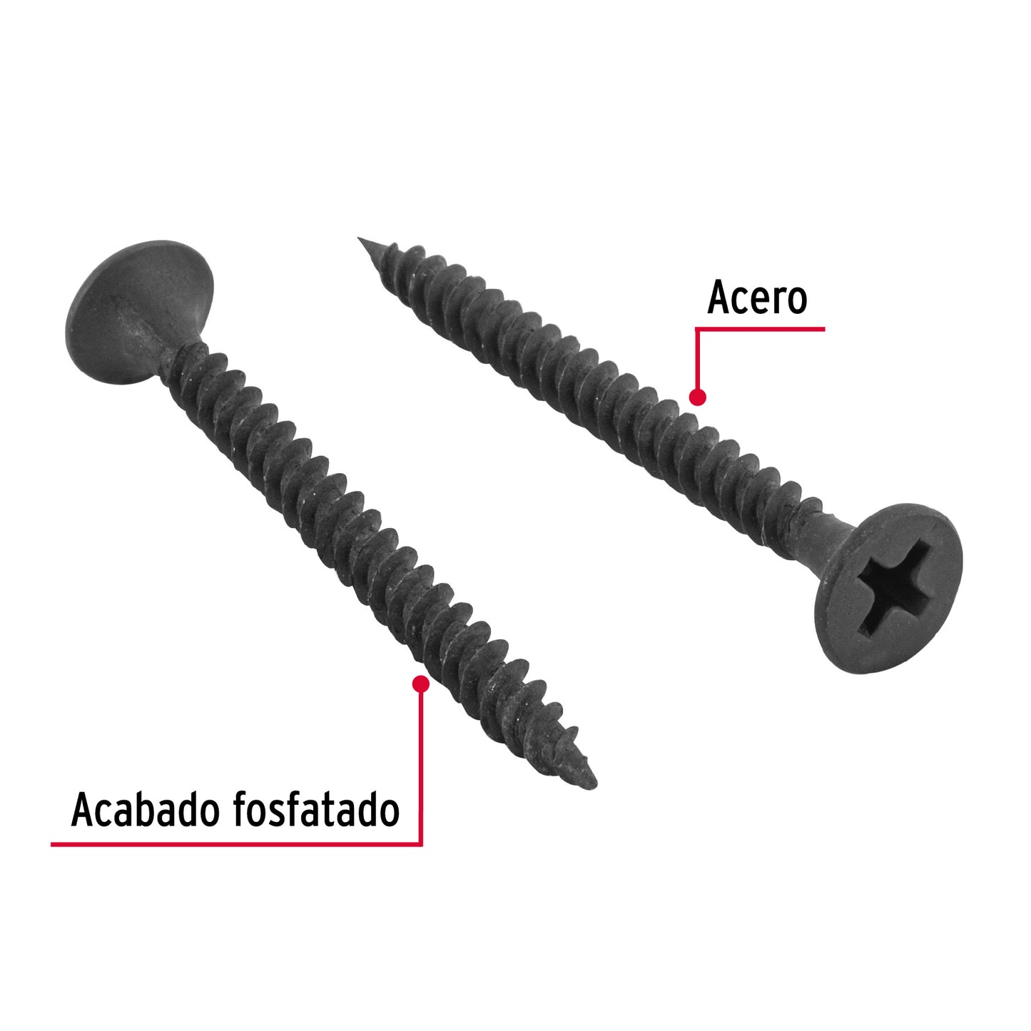 Pija multiusos 6 x 2", cuerda cerrada, caja con 100 piezas