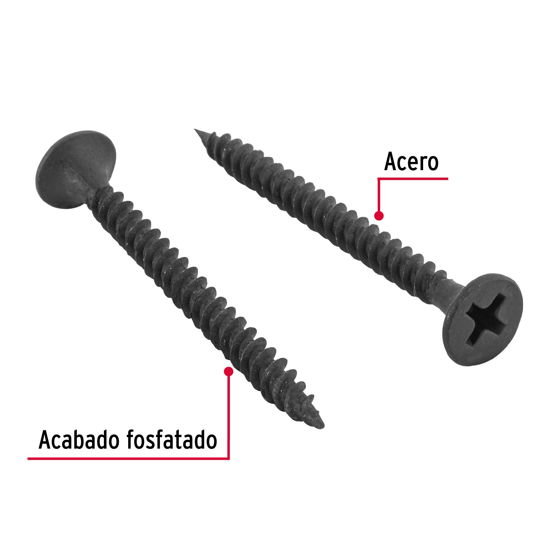 Pija multiusos 6 x 2", cuerda cerrada, caja con 100 piezas