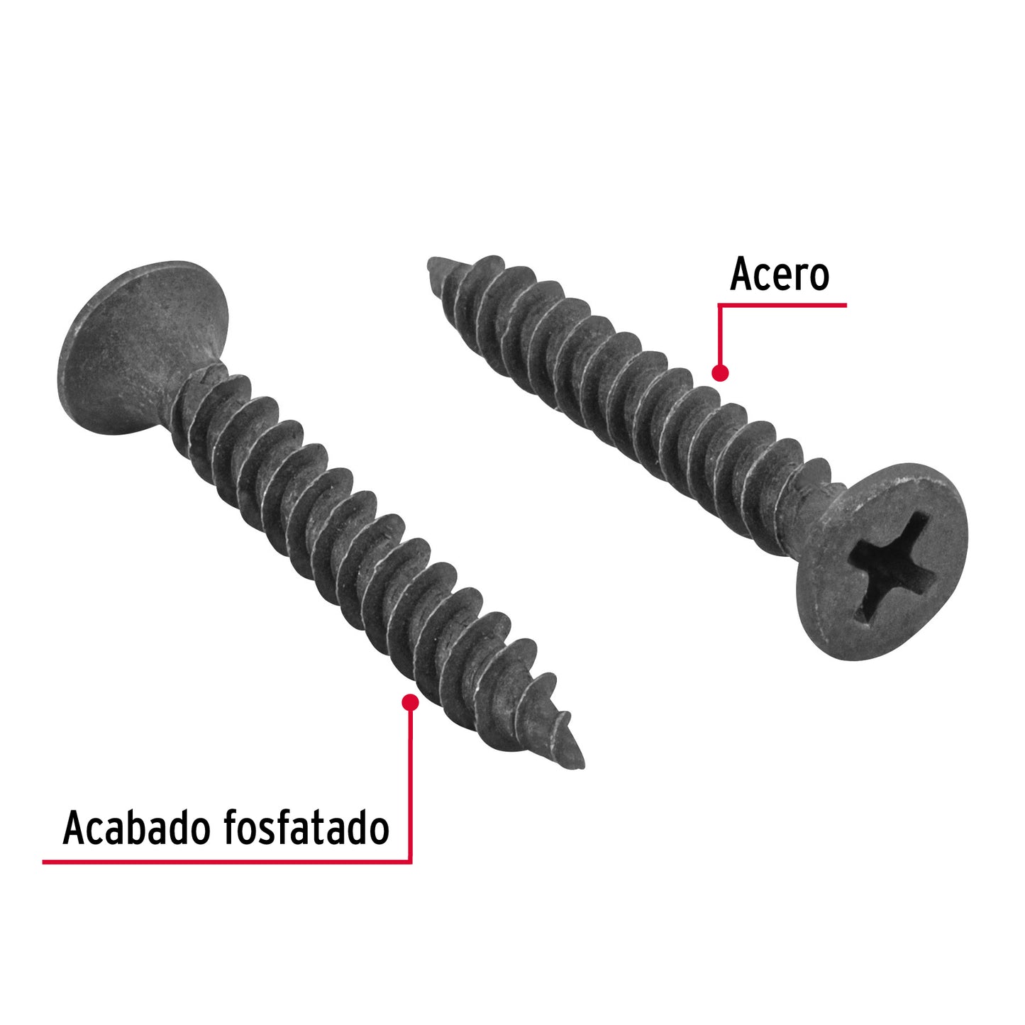 Pija multiusos 8 x 1-1/4", cuerda cerrada, caja 100 piezas