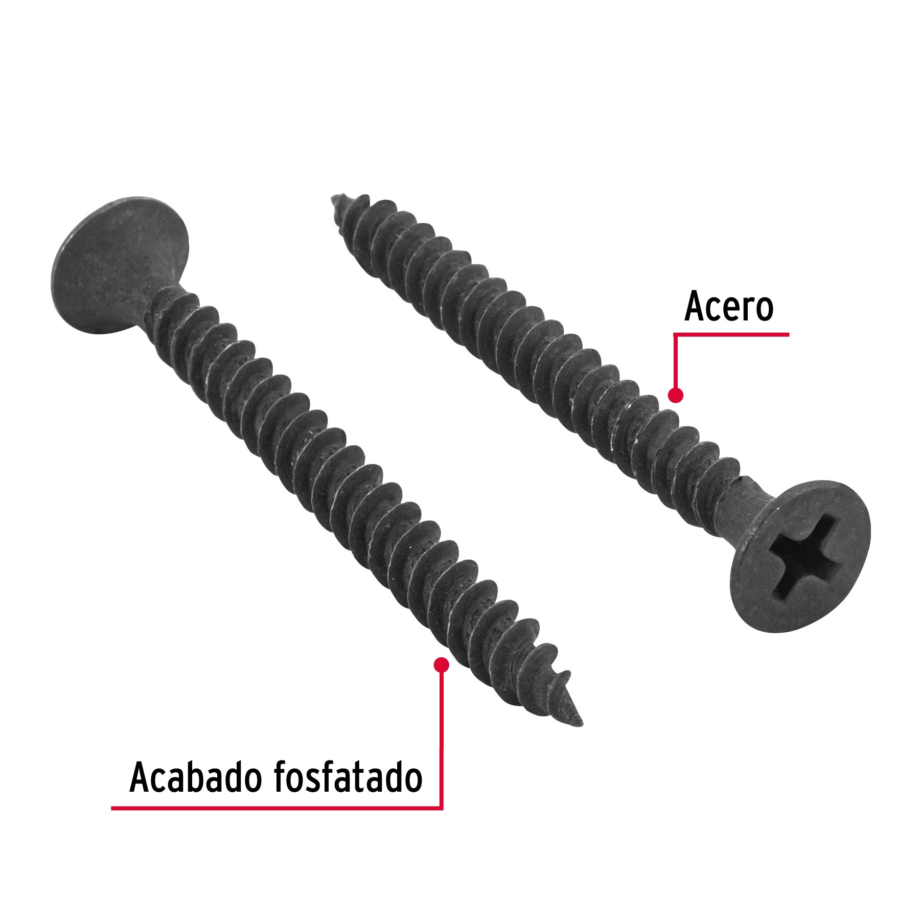 Pija multiusos 8 x 1-3/4", cuerda cerrada, caja con 100 piezas