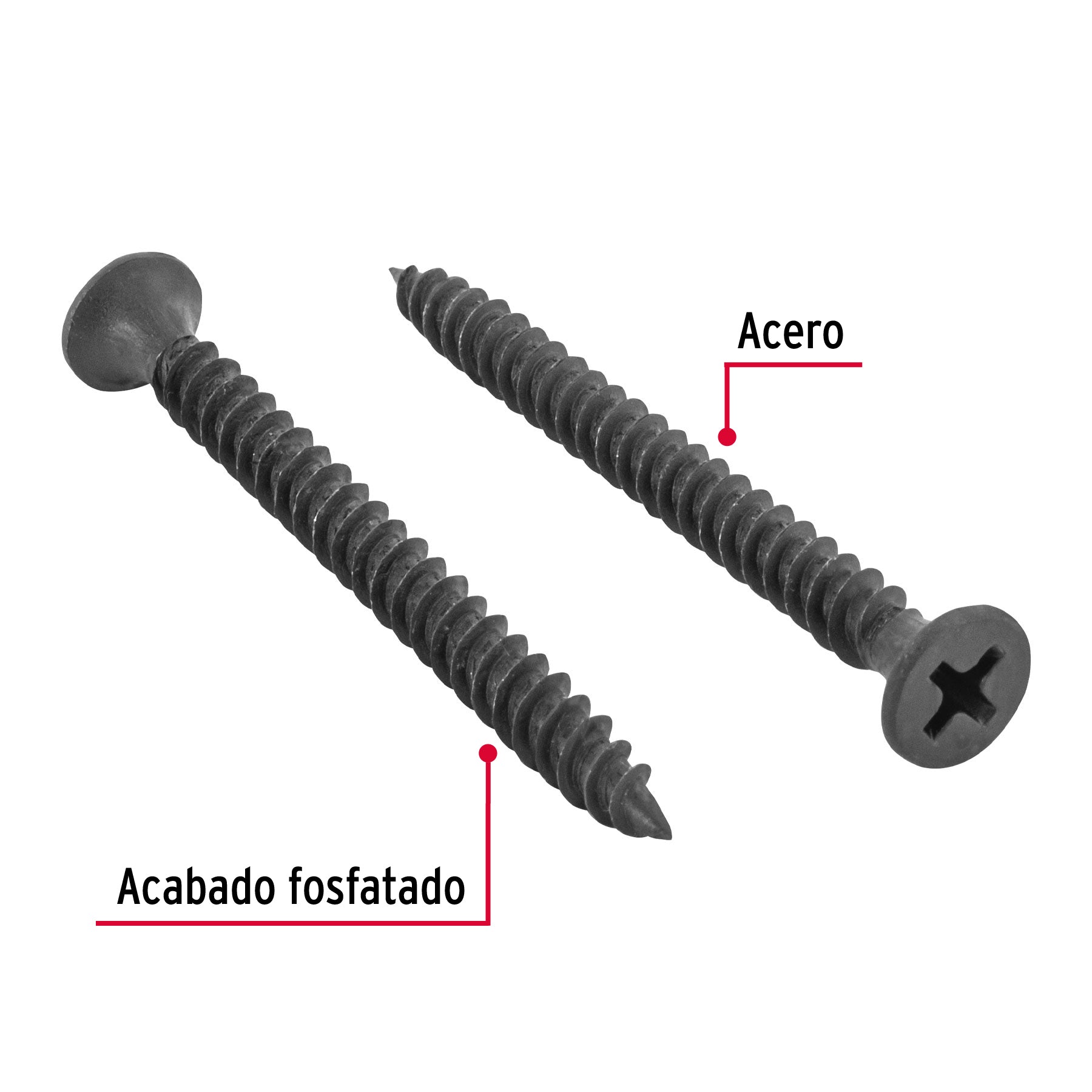 Pija multiusos 8 x 2", cuerda cerrada, caja con 100 piezas