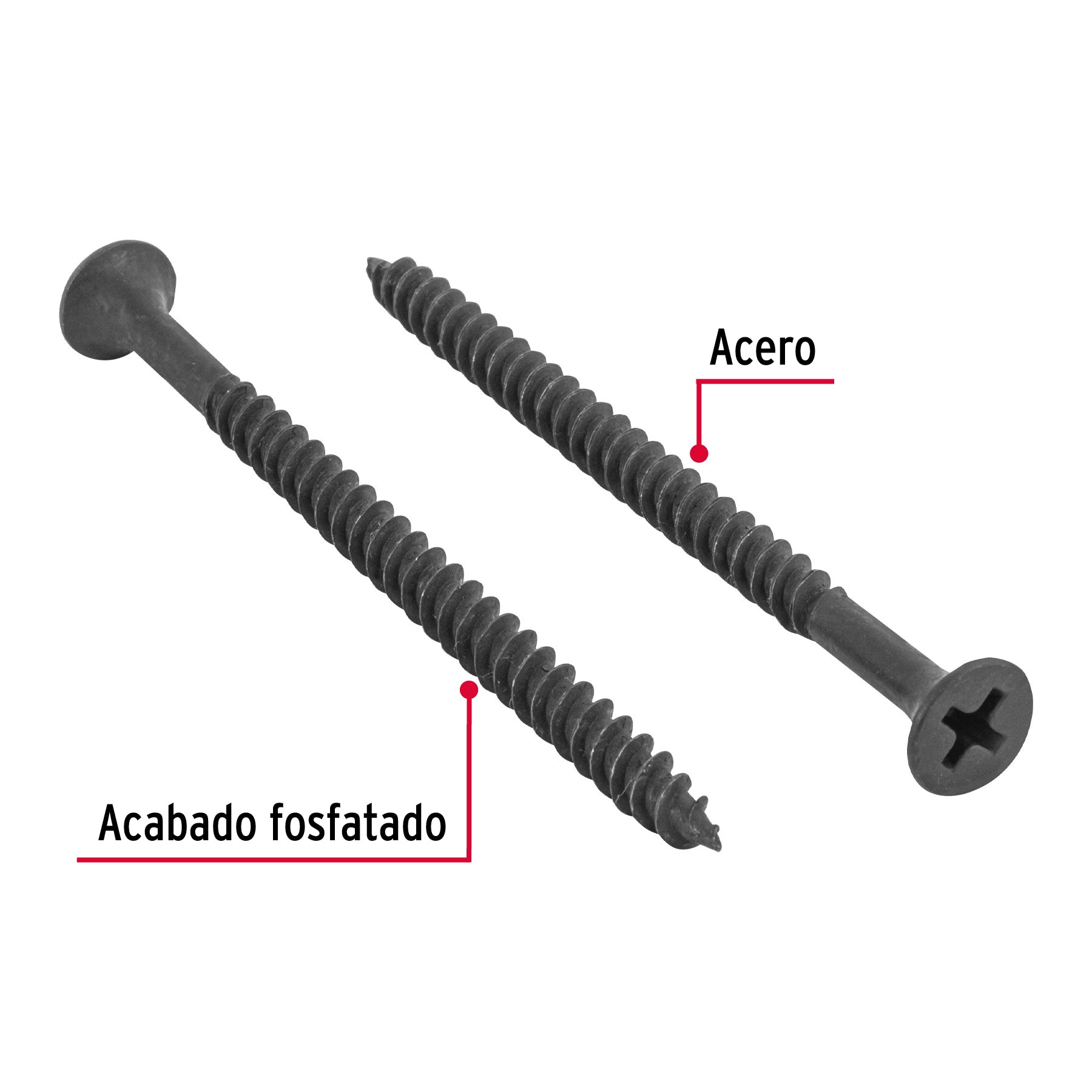 Pija multiusos 8 x 2-1/2", cuerda cerrada, caja 100 piezas