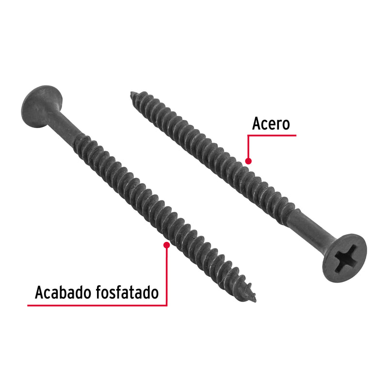 Pija multiusos 8 x 2-1/2", cuerda cerrada, caja 100 piezas