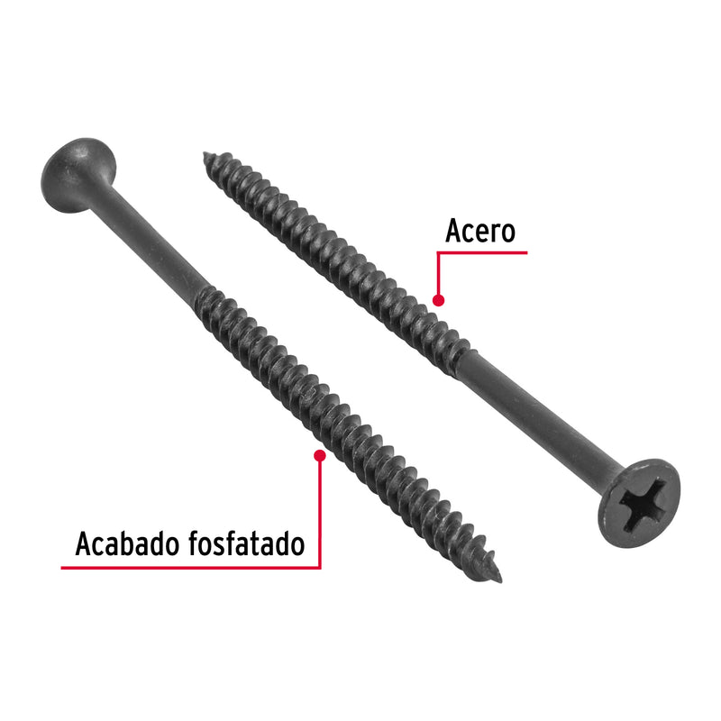 Pija multiusos 8 x 3", cuerda cerrada, caja con 100 piezas