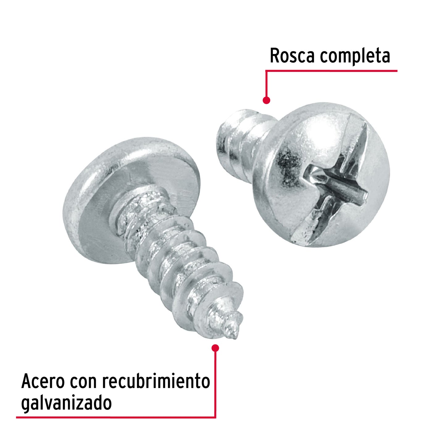 Pijas para lámina, #10, 1/2", caja con 150 pzas