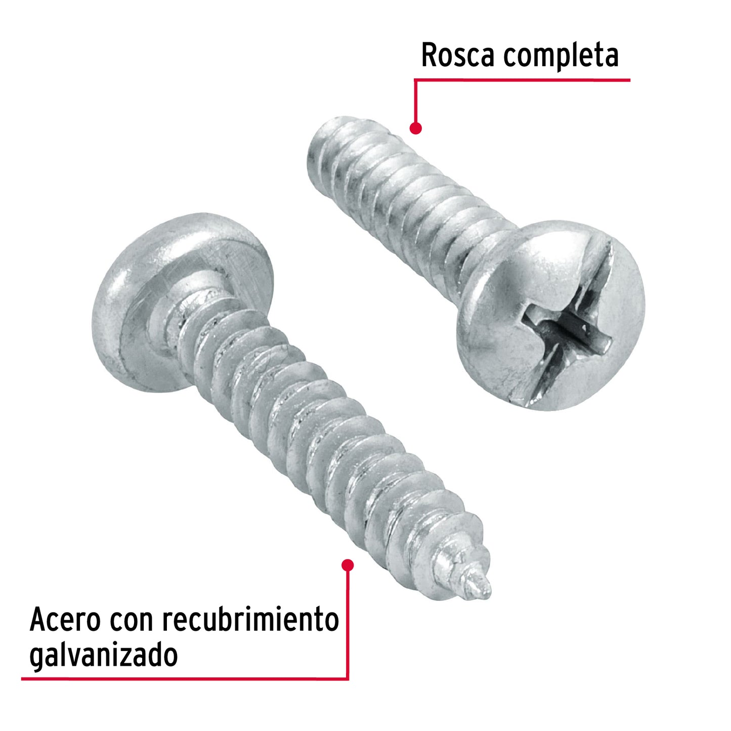Pijas para lámina, #10, 1", caja con 150 pzas