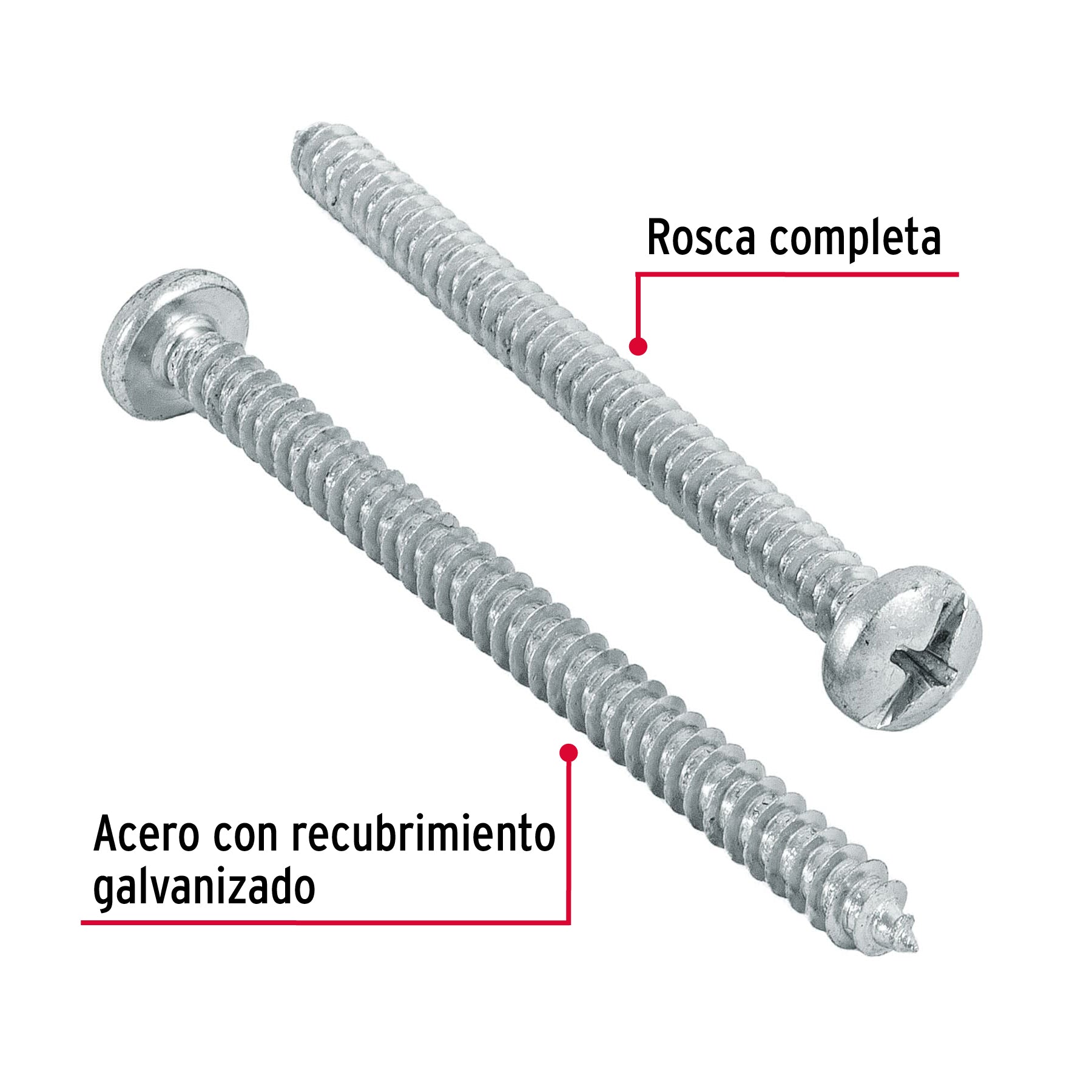 Pijas para lámina #10, 2-1/2" caja con 150 piezas