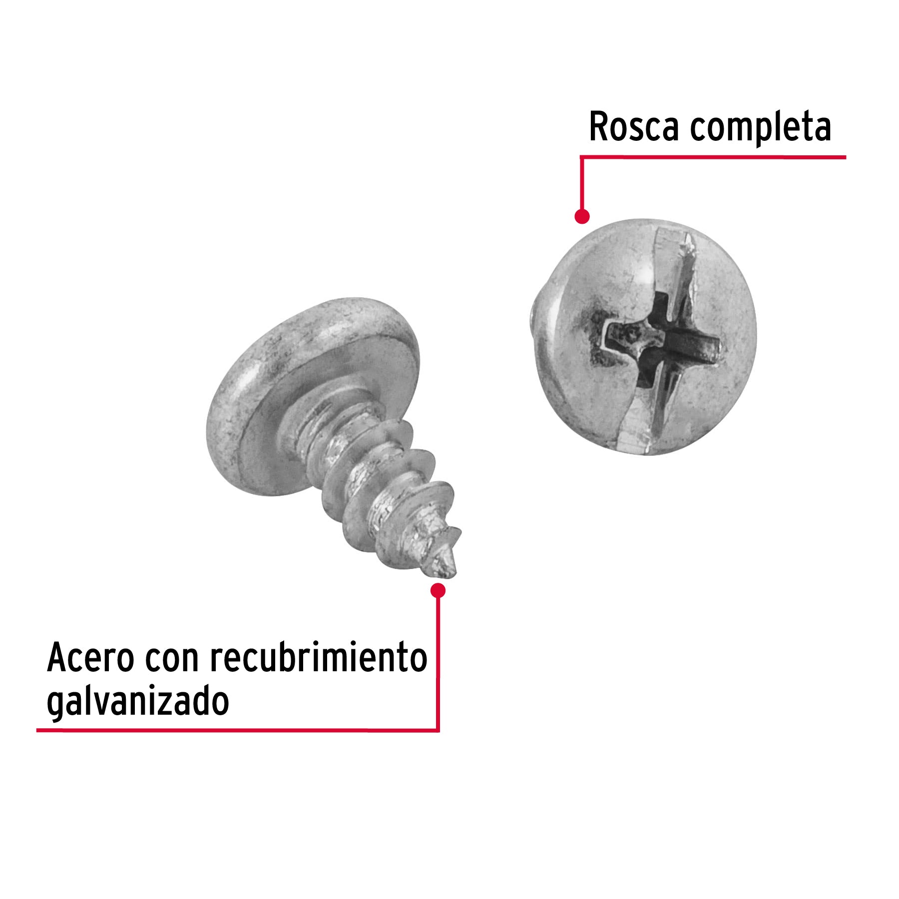 Pijas para lámina #10, 3/8" caja con 150 piezas
