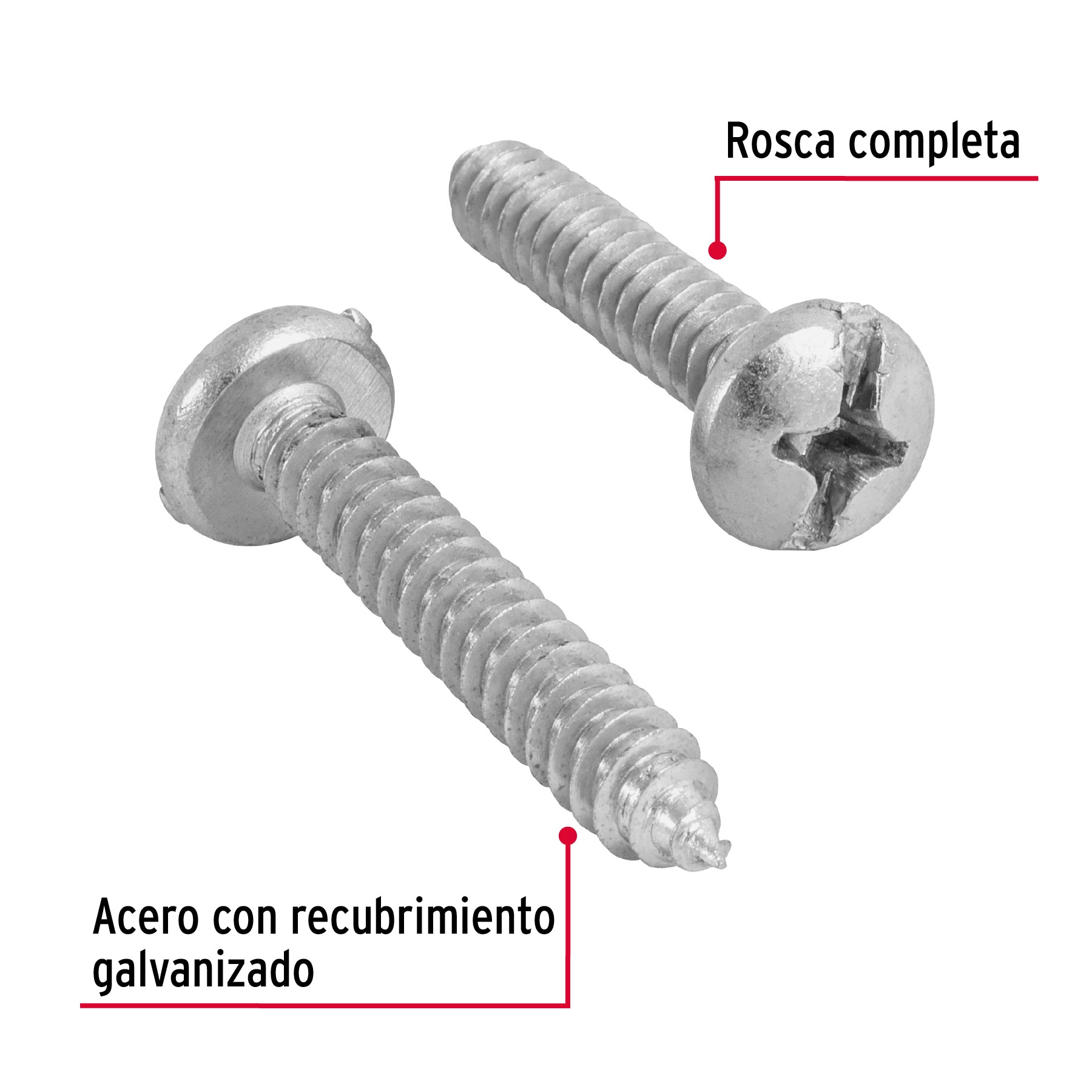 Pijas para lámina, #14, 1-1/2", caja con 100 pzas