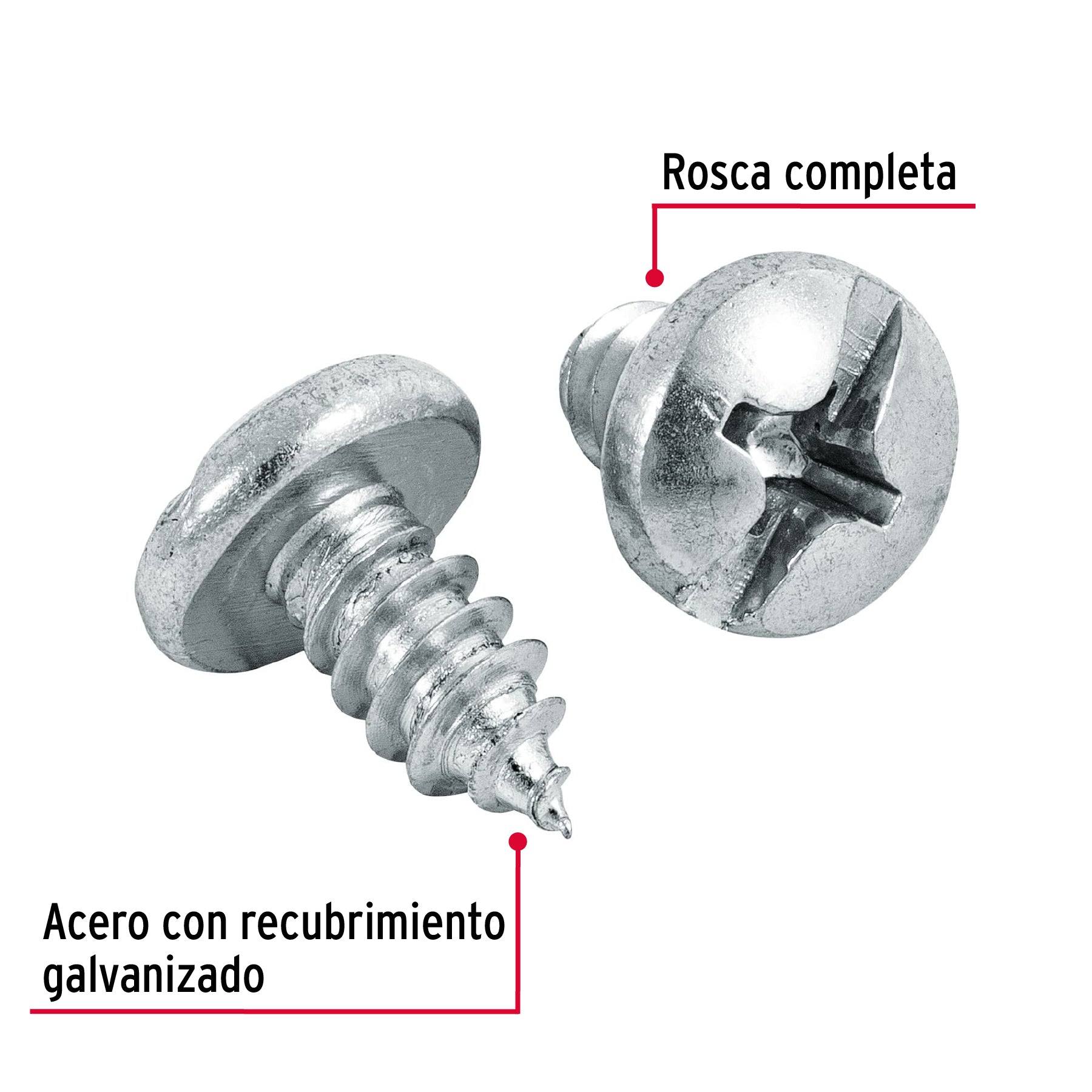 Pijas para lámina #14, 1/2" caja con 100 piezas