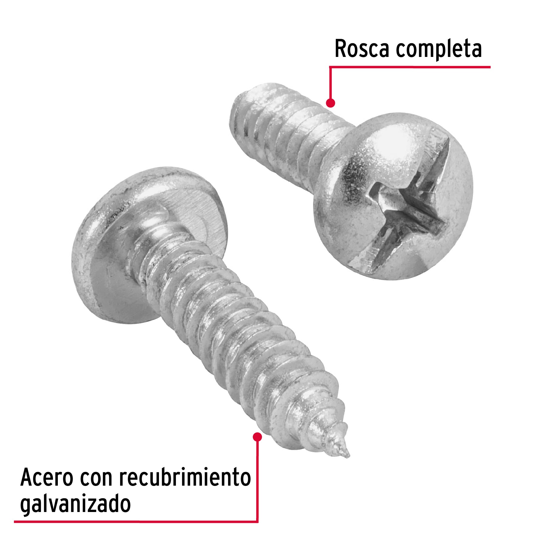 Pijas para lámina, #14, 1", caja con 100 pzas