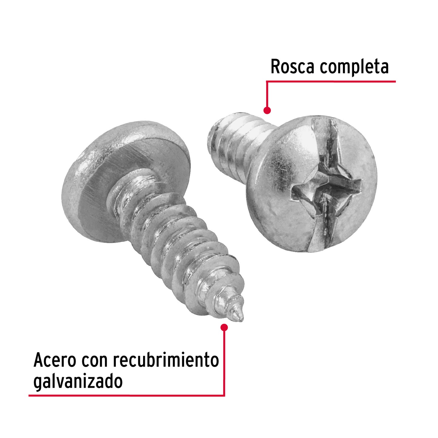Pijas para lámina, #14, 3/4", caja con 100 pzas