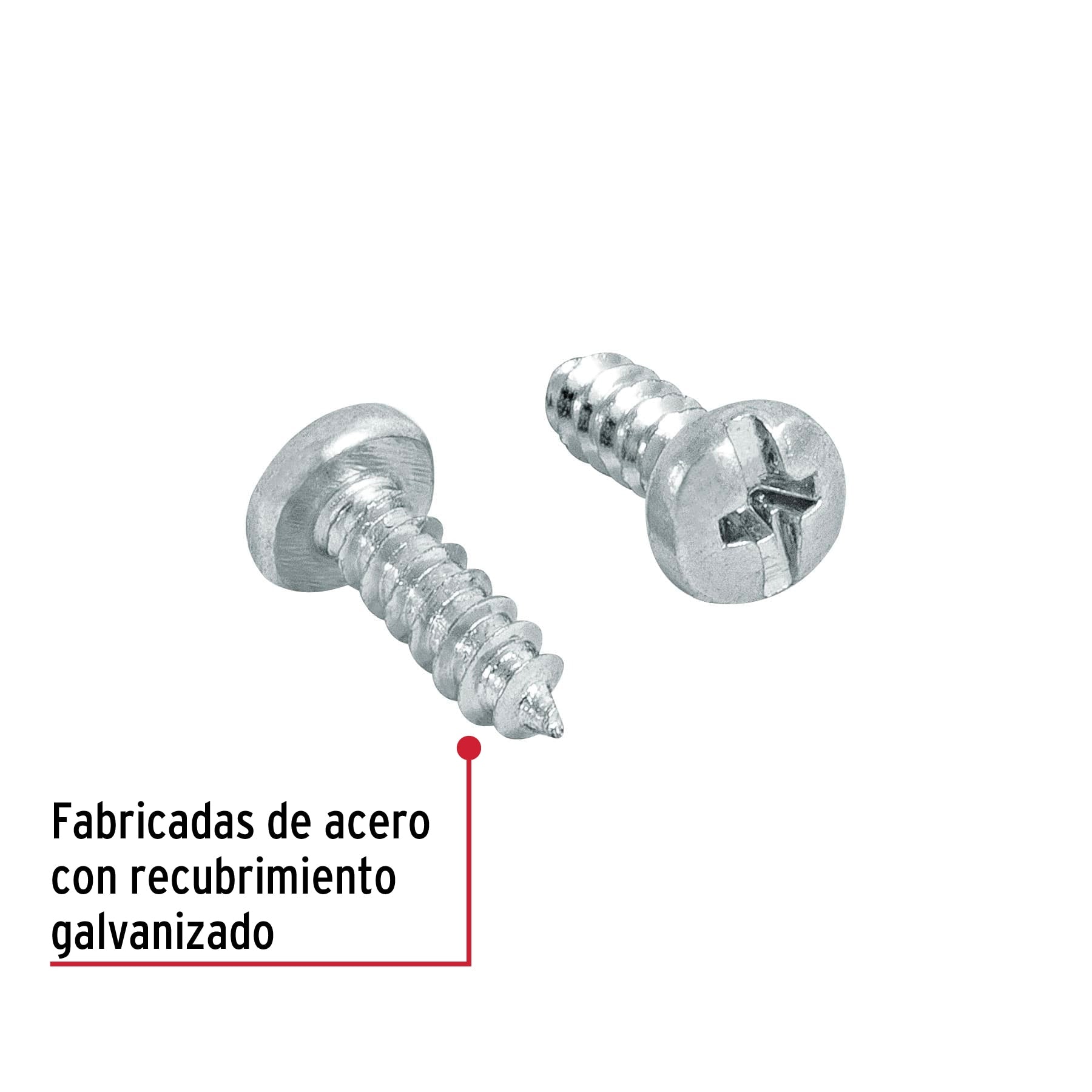 Pijas para lámina #4, 1/4" caja con 200 piezas