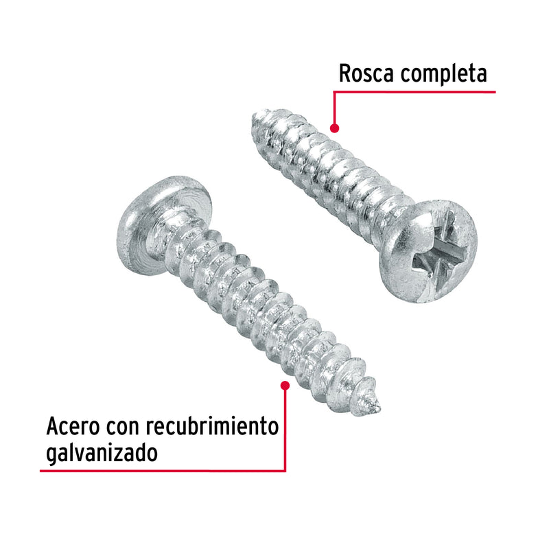 Pijas para lámina #4, 5/8" caja con 200 piezas