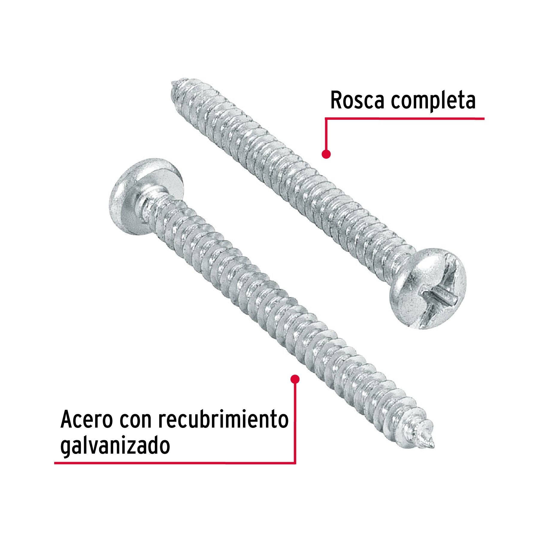 Pijas para lámina #6, 1-1/2" caja con 200 piezas