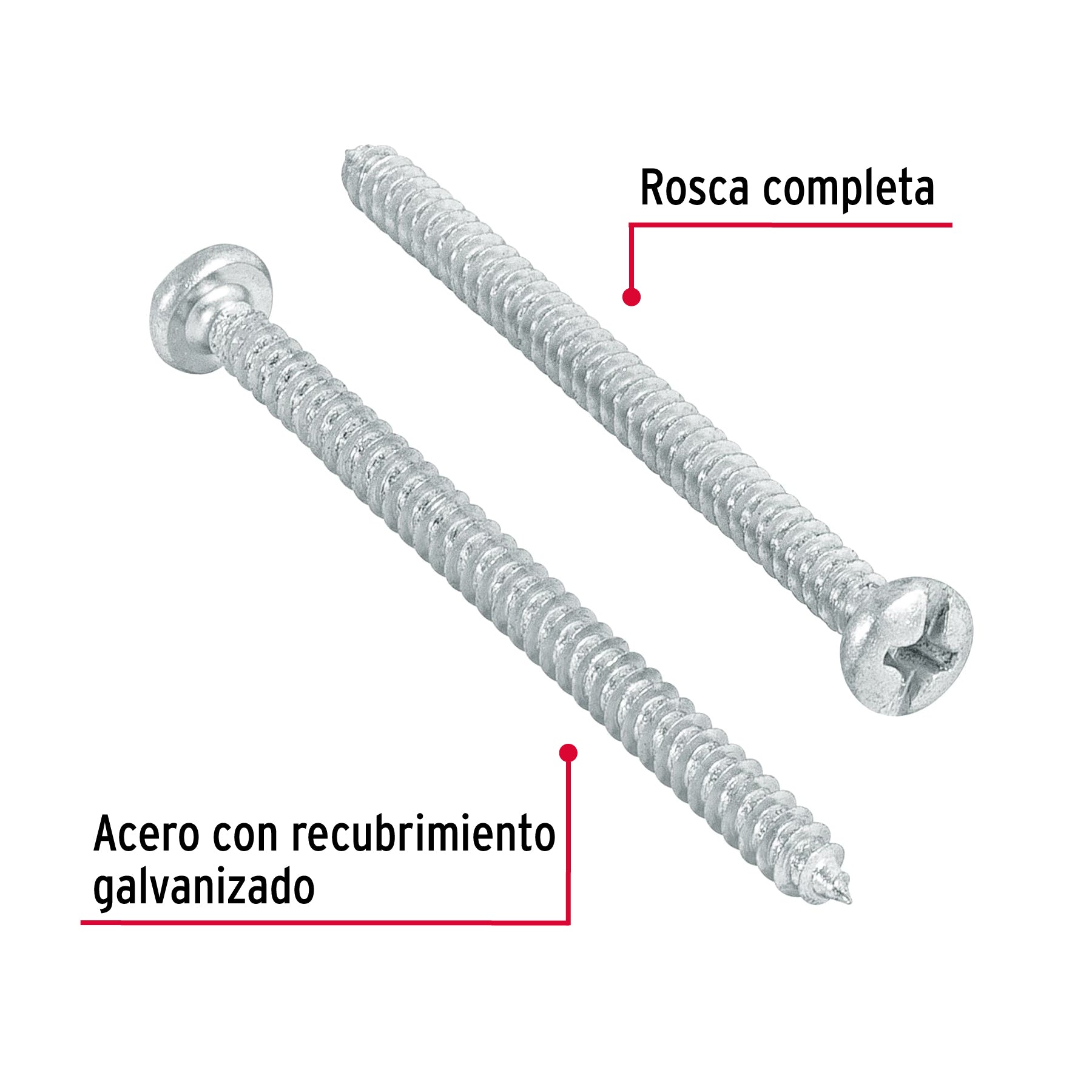 Pijas para lámina #6, 2" caja con 200 piezas