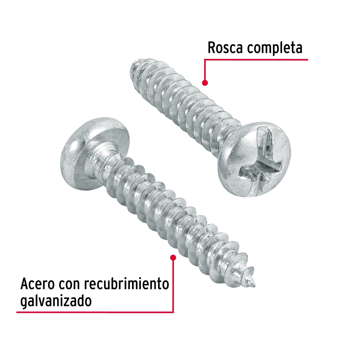 Pijas para lámina #6, 3/4" caja con 200 piezas