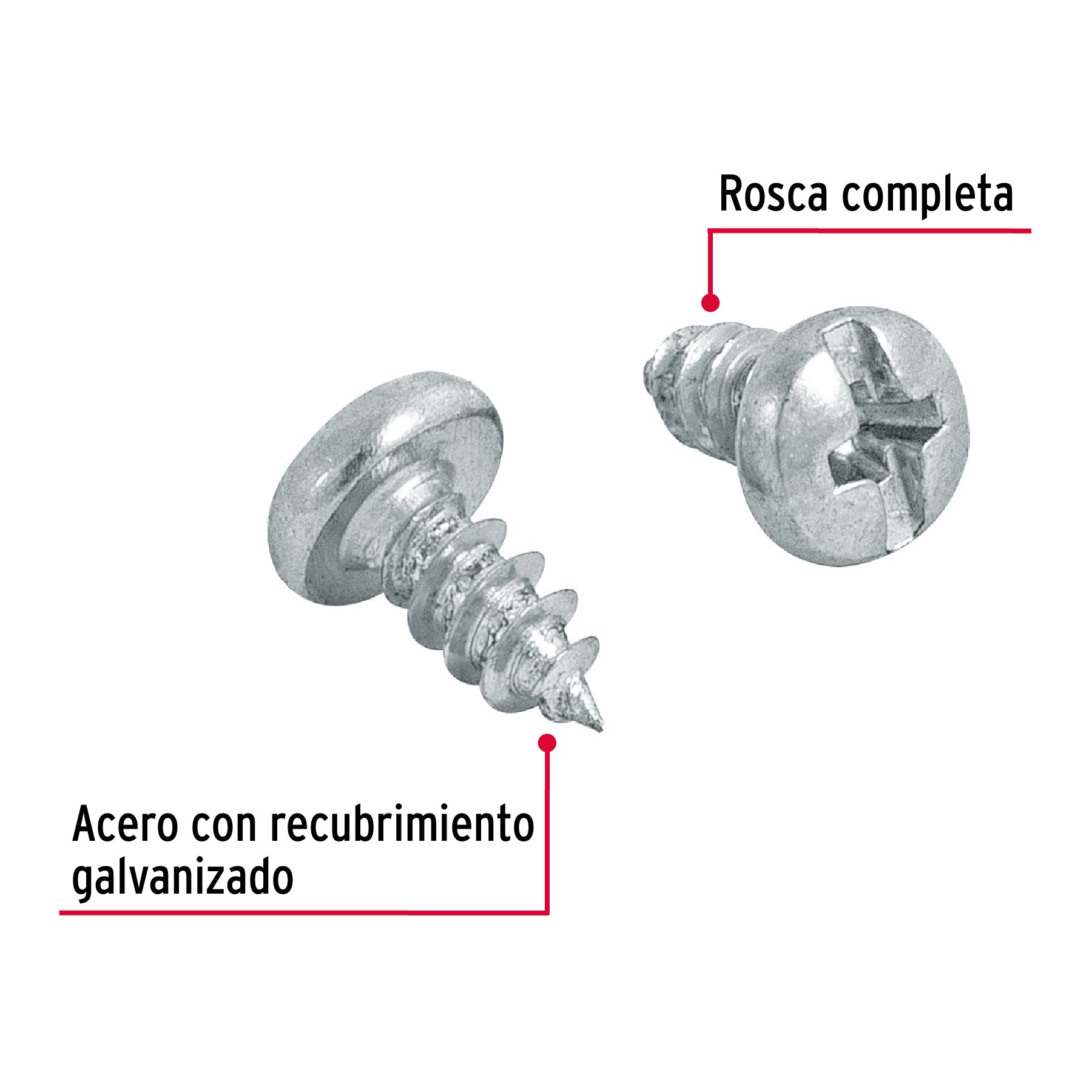 Pijas para lámina #6, 3/8" caja con 200 piezas