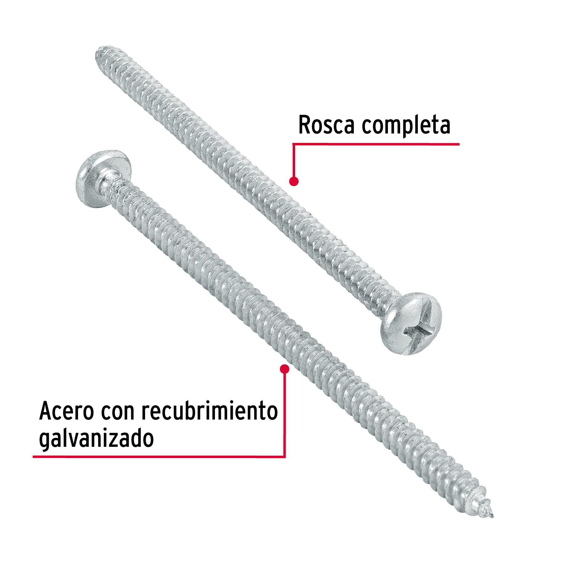 Pijas para lámina #8, 3" caja con 150 piezas