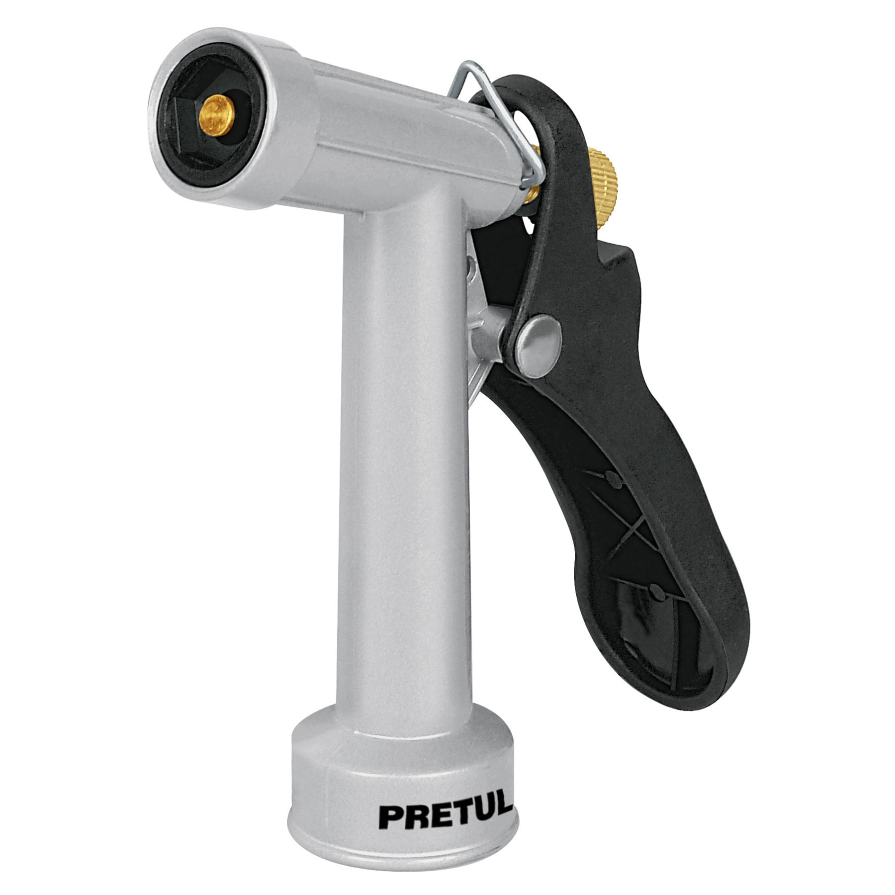 Pistola metálica p/riego, 4", pretul