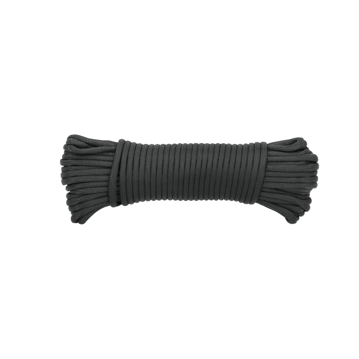 Piola de Nylon Paracord de 4mm x 15 m, negro, Fiero
