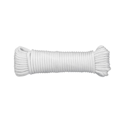Piola de poliéster diamante de 4 mm x 15 m blanca, Fiero