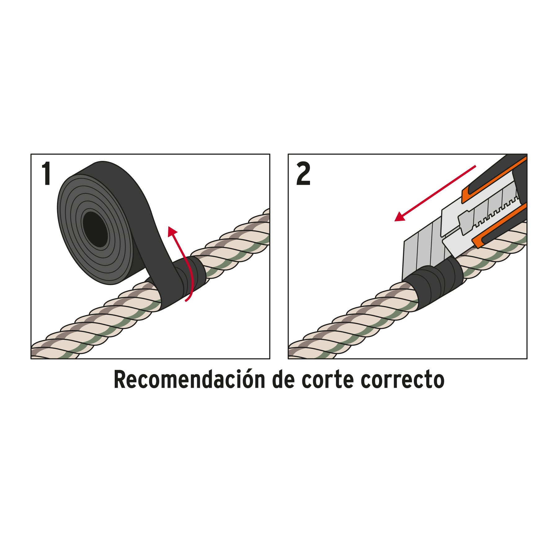 Piola de nylon paracord de 4mm, rollo, camo, 1kg, FIERO