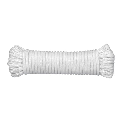 Piola de poliéster diamante de 5 mm x 15 m blanca, Fiero