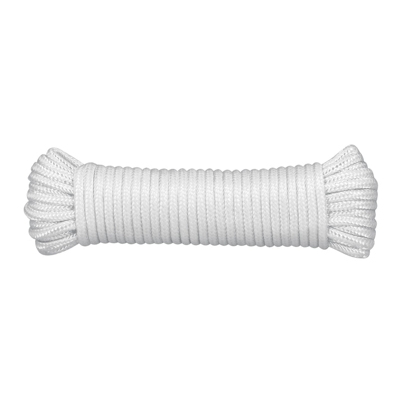 Piola de poliéster diamante de 5 mm x 15 m blanca, Fiero
