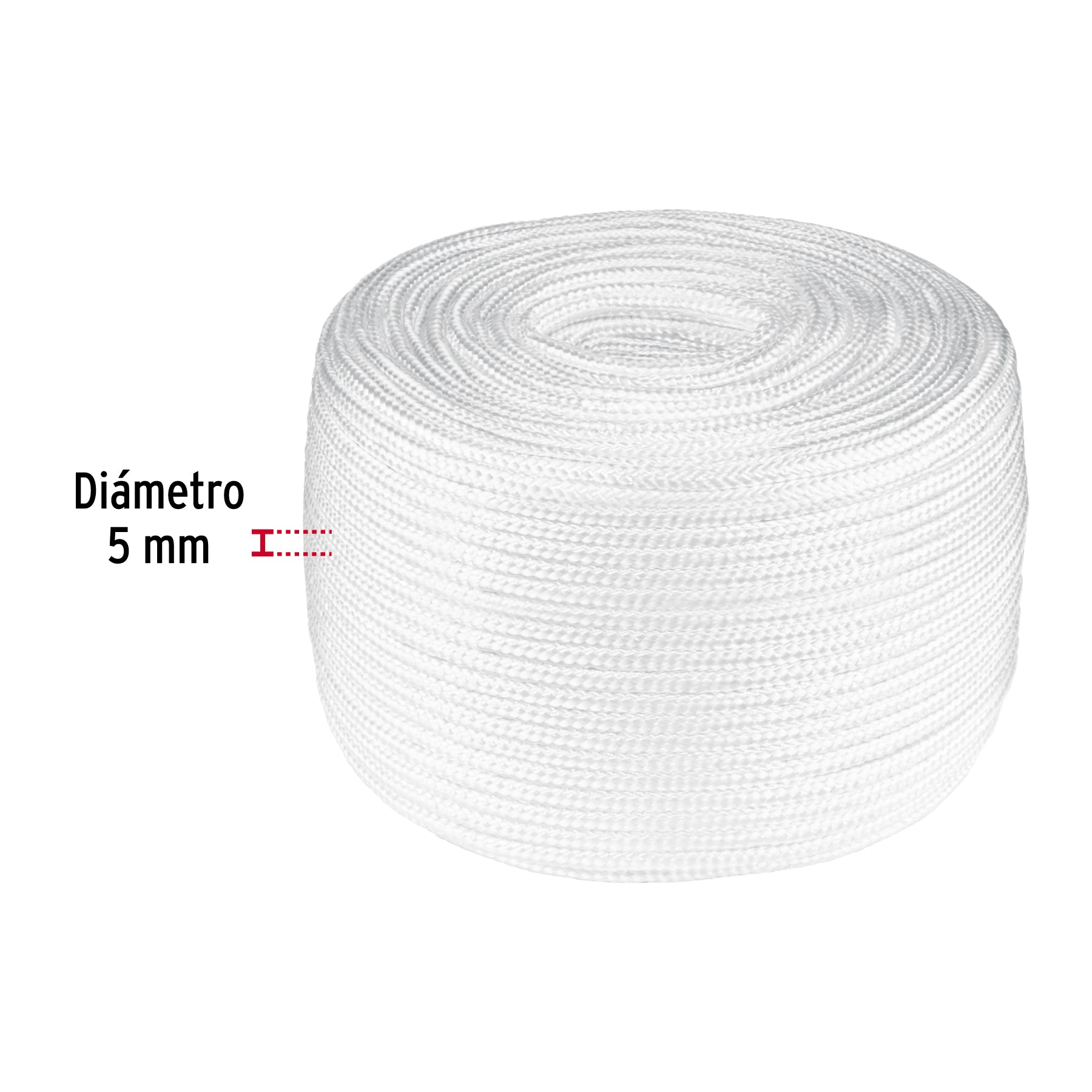 Piola de poliéster diamante de 5 mm, 1 kg, FIERO