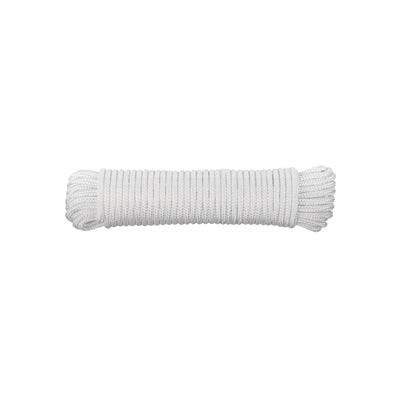 Piola de poliéster diamante de 6 mm x 15 m blanca, Fiero
