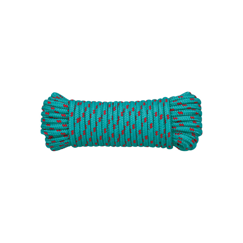 Piola de Polipropileno trenzada, multicolor, 8mm x 15m