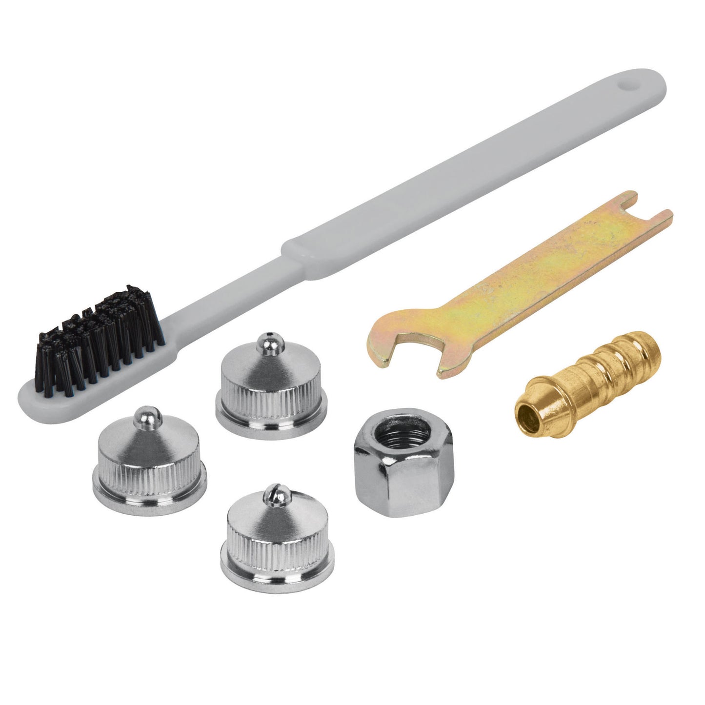 Pistola p/pintar baja presión, pulida, entrada inferior