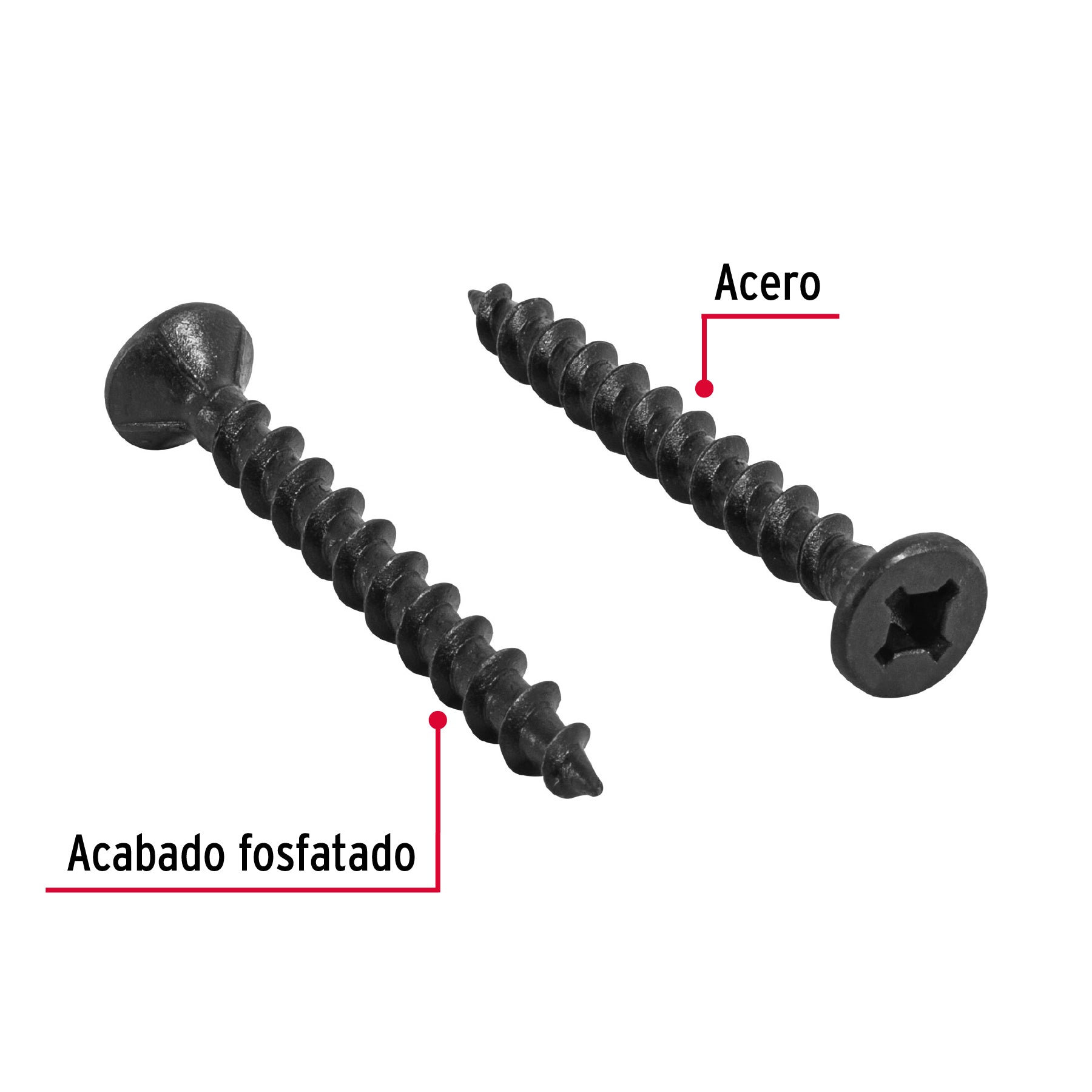 Pija tipo Quadrex, 8X1-1/2"