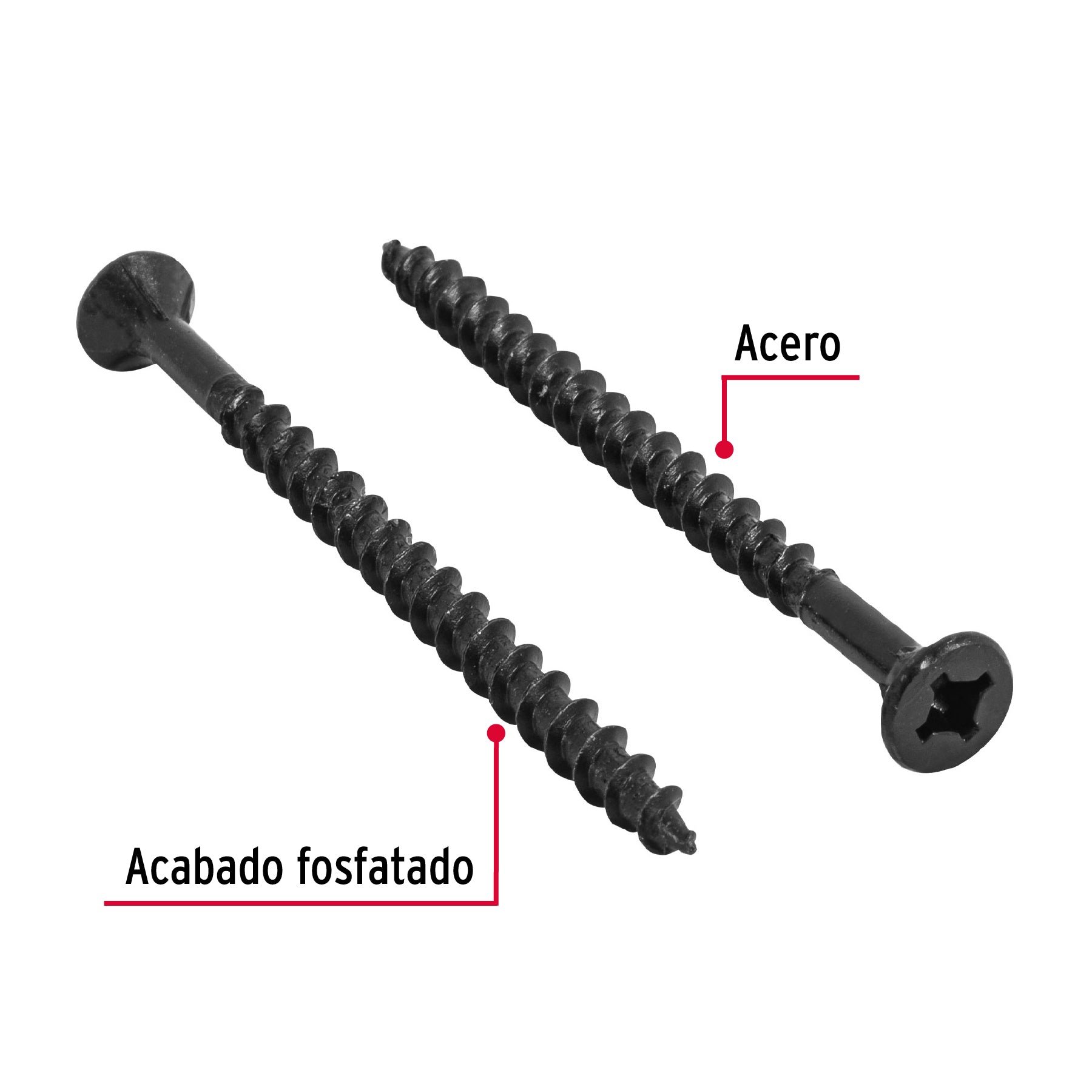 Pija tipo Quadrex, 8x2-1/2"