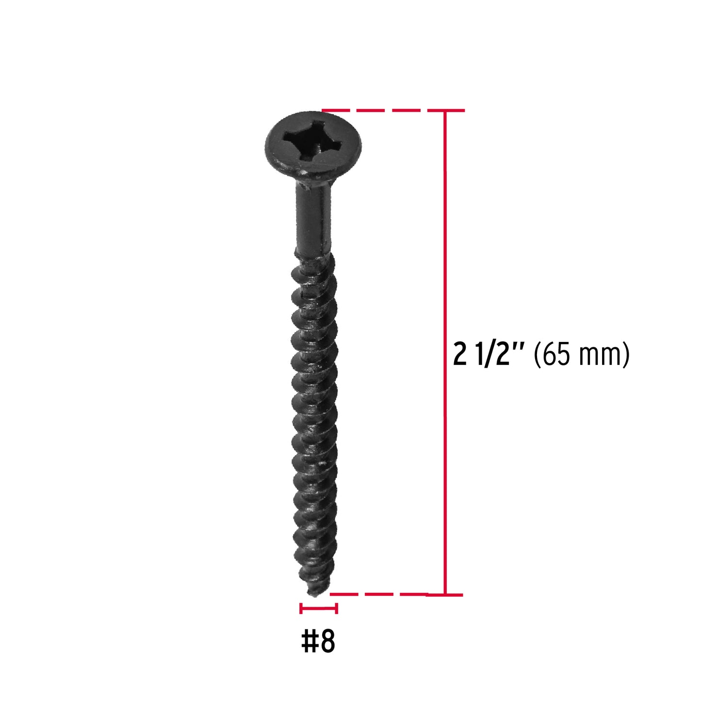 Pija tipo Quadrex, 8x2-1/2"