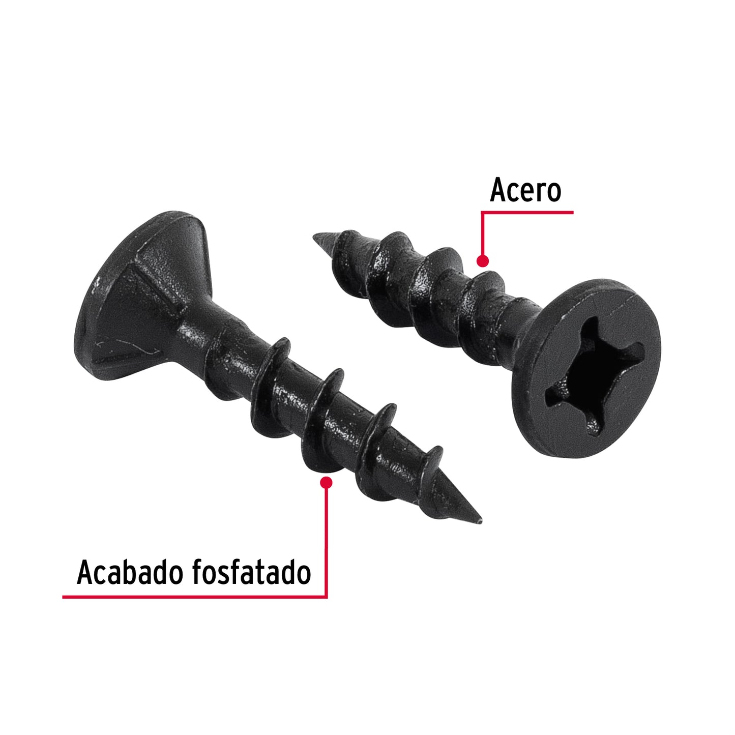 Pija tipo Quadrex, 8x3/4"