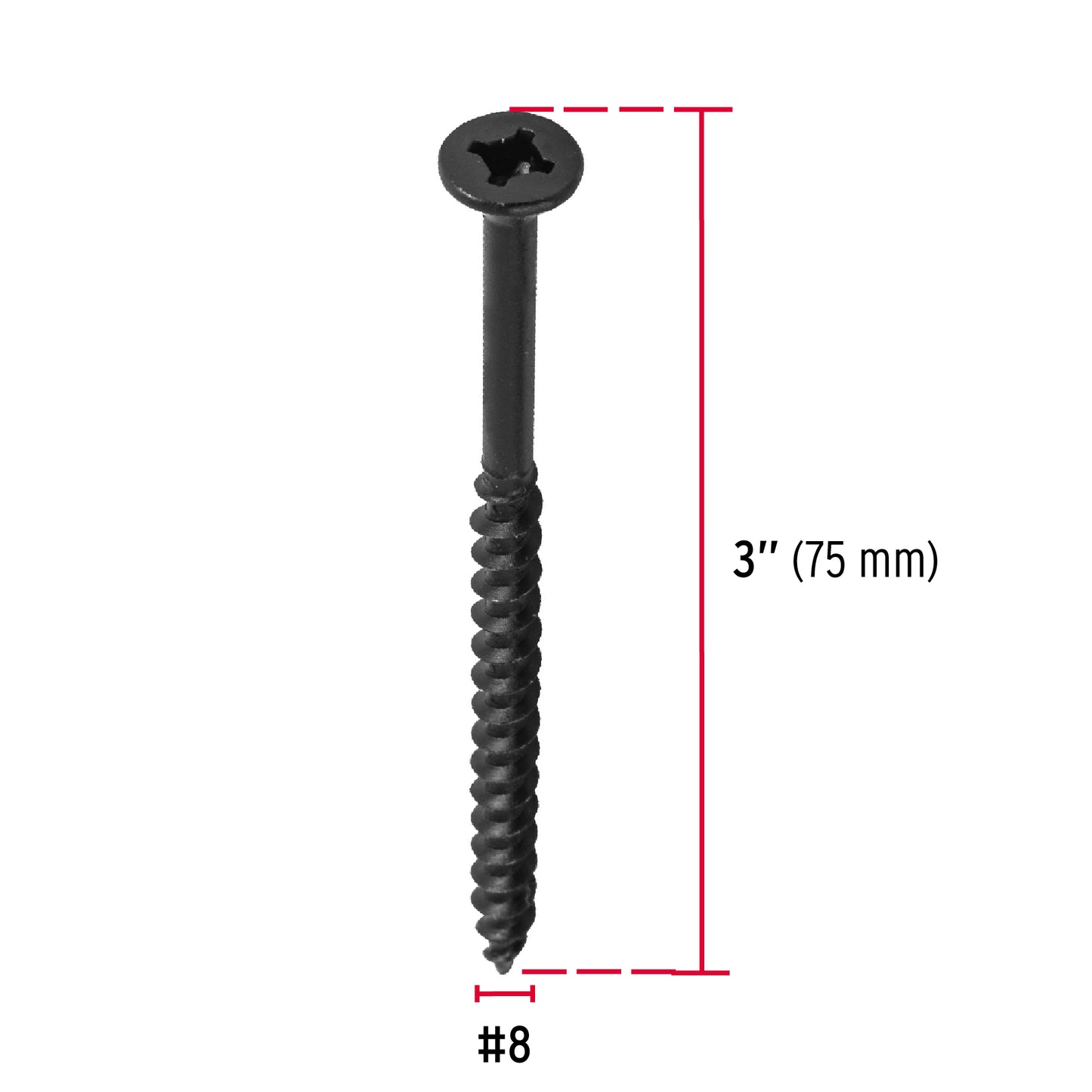 Pija tipo Quadrex, 8x3"
