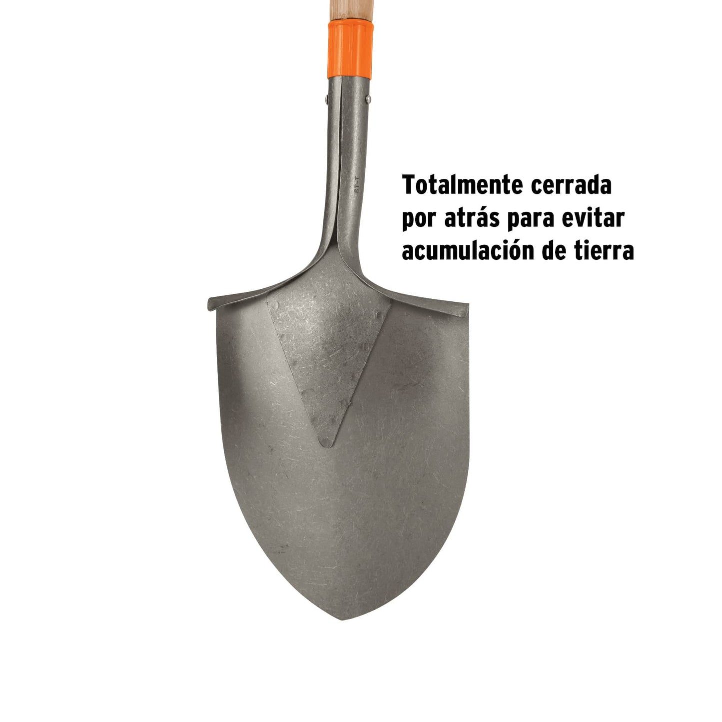 Pala irrigación, tipo americano, closed back, mango largo
