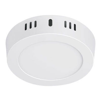 Plafón redondo, moderno, 6W, 6500K, LED, blanco
