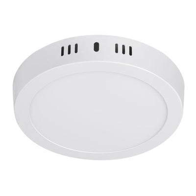 Plafón redondo, moderno, 12W, 6500K, LED, blanco