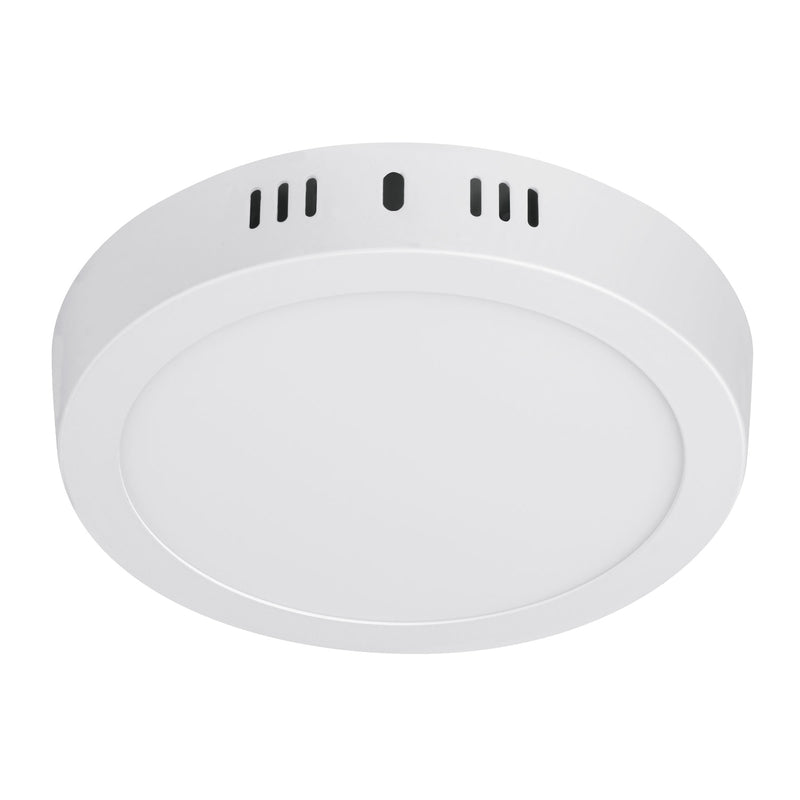Plafón redondo, moderno, 12W, 6500K, LED, blanco