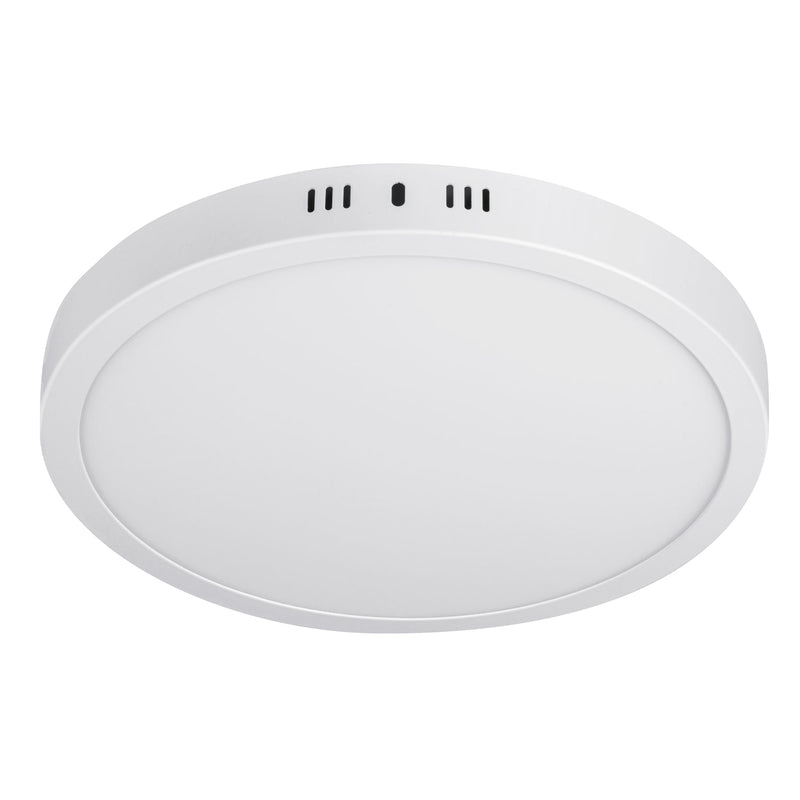 Plafón redondo, moderno, 24W, 6500K, LED, blanco
