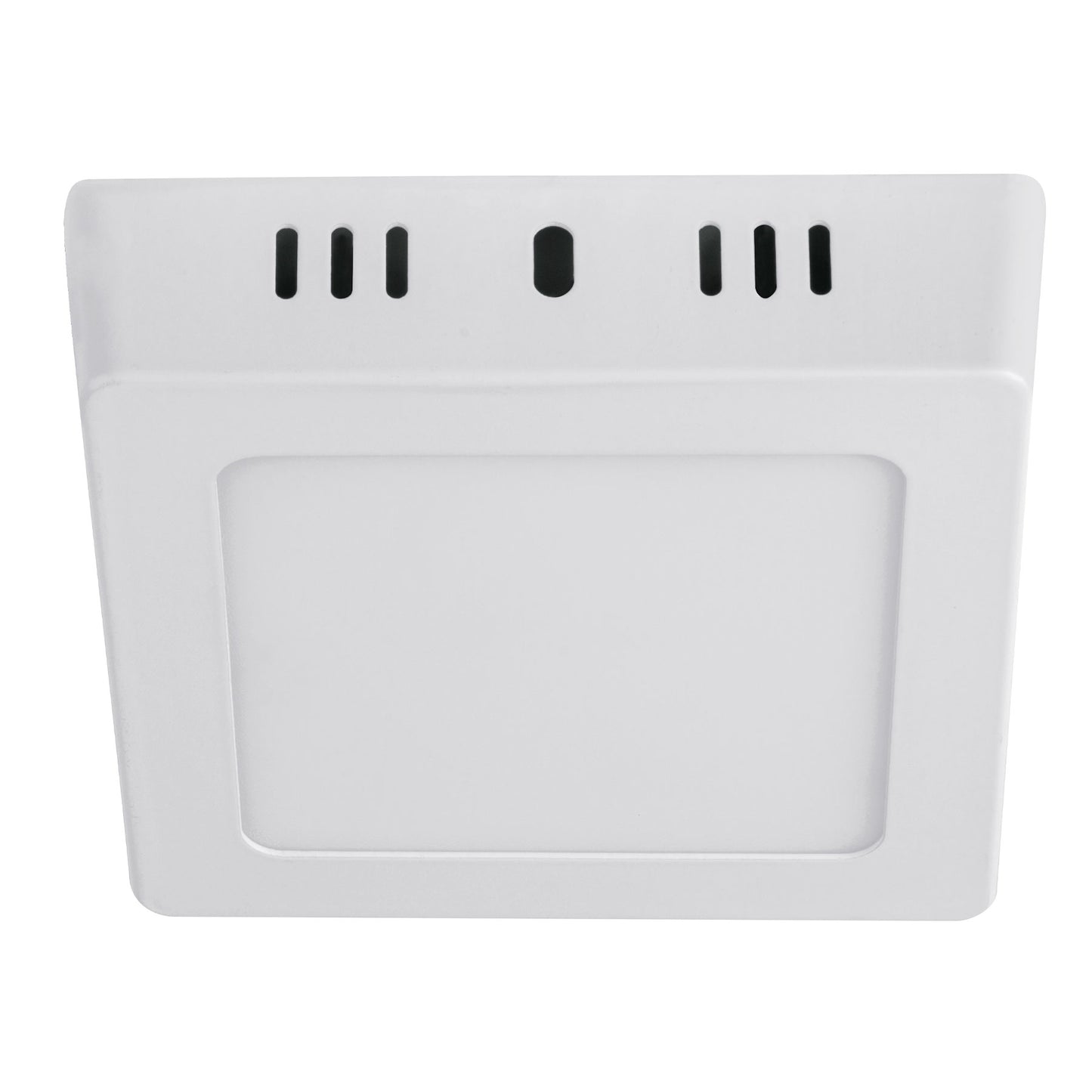 Plafón cuadrado, moderno, 6 W, 6500 K, LED, blanco
