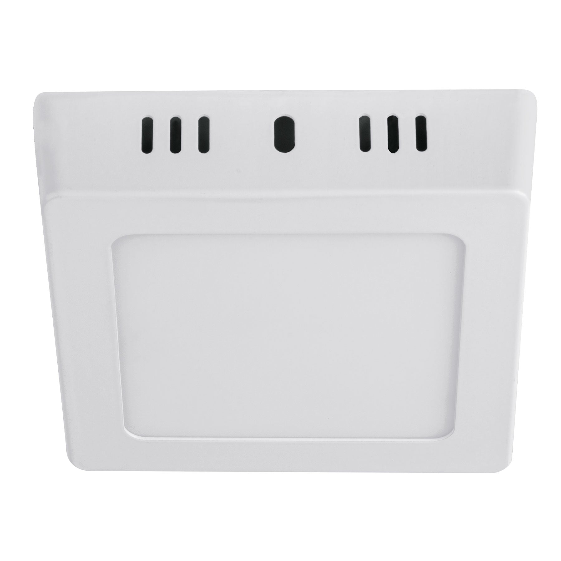 Plafón cuadrado, moderno, 6 W, 6500 K, LED, blanco